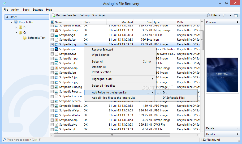 Auslogics File Recovery 9