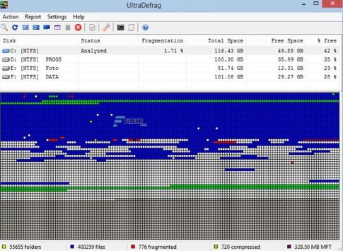 UltraDefrag Enterprise 9