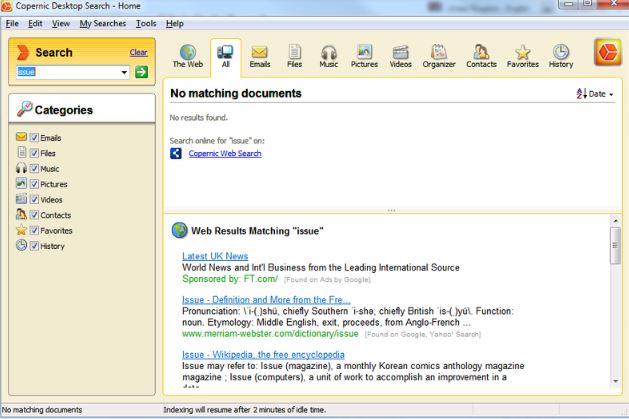 Copernic Desktop Search 7