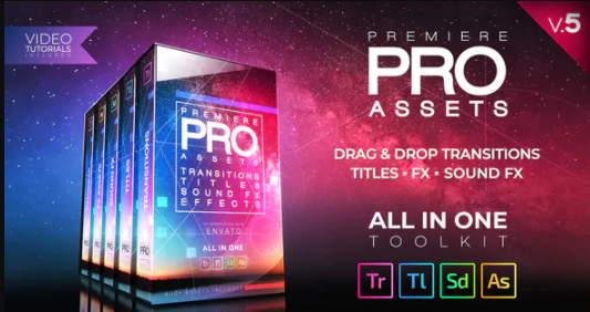 Videohive Premiere PRO Pack Transitions Titles Sound FX