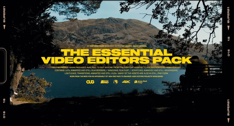 James Abadi – The Essential Video Editors Pack