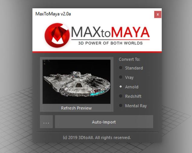 MaxToMaya v2.9
