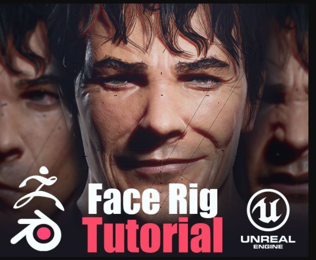 FlippedNormals Face Rigging in Blender Tutorial Free Download