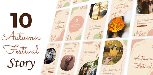Videohive Autumn Festival Instagram Stories 34378036