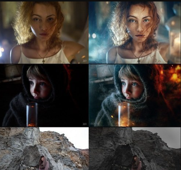  Step-by-Step Course on Artistic Processing of Portraits + Bonuses