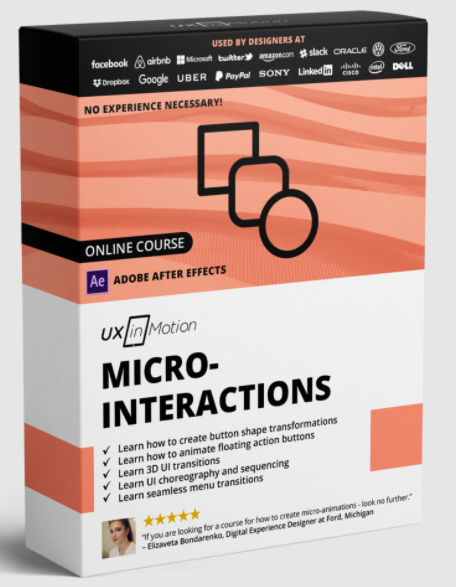 UX in Motion - Micro-interactions UI Animation course