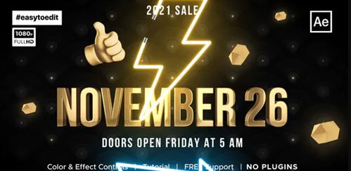 Videohive Black Friday Sale Promo 34614384