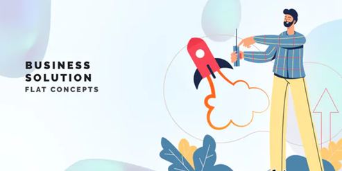 Videohive Business solution - Flat Concepts 34601229