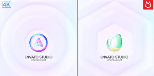 Videohive Glass Logo Reveal 33245546