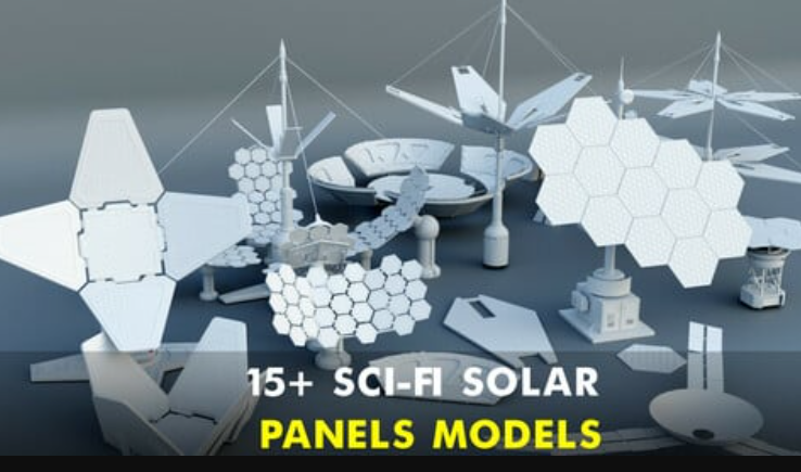  ArtStation – 15 Sci-Fi Solar panels pieces 