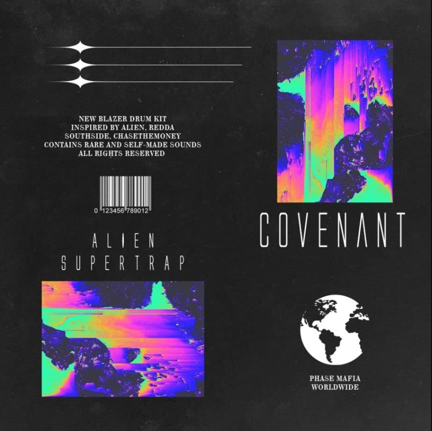 Blazerfxme Covenant Drum Kit [WAV, MiDi, DAW Templates]