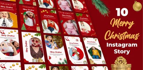 Videohive Merry Christmas Instagram Stories 34576784
