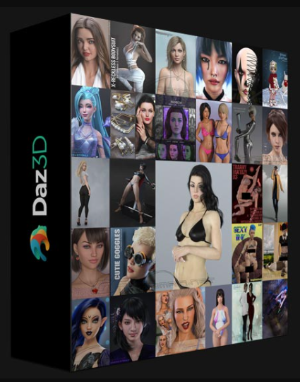 DAZ3D, POSER BUNDLE 2 MARCH 2022