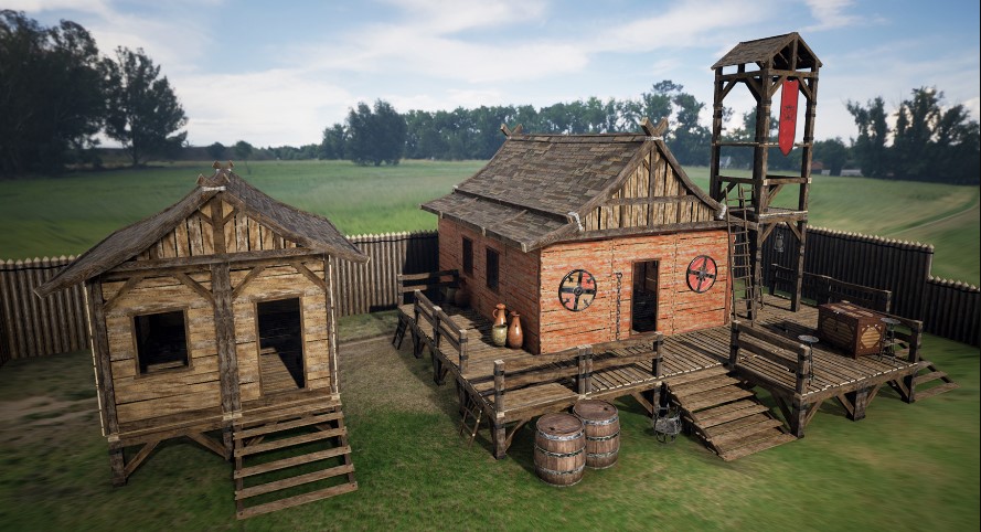 Modular Medieval Wooden Structures
