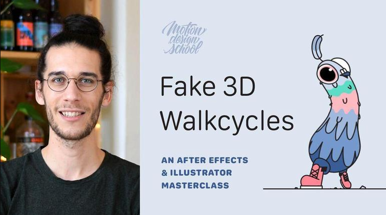 Motion Design School – Fake 3D Walkcycles in After Effects