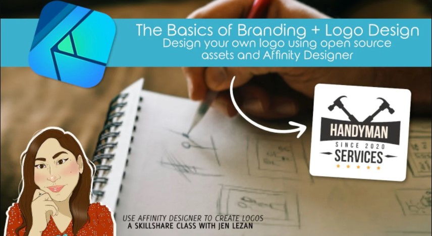 The Basics of Branding – Using Open Source Assets + Affinity Designer to Design a Logo for Business
