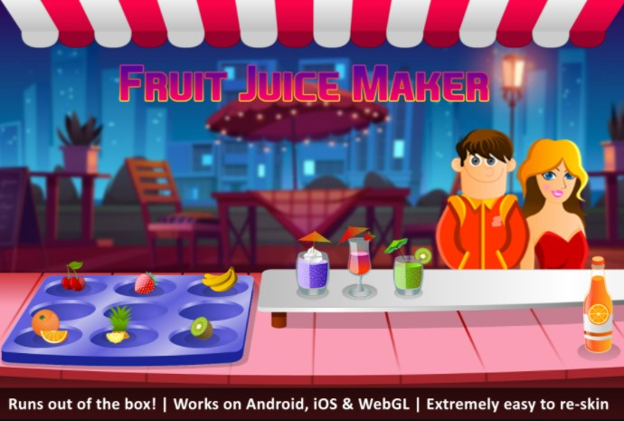 Unity - Fruit Juice Maker, Complete Time Management Game Kit v1.4.3