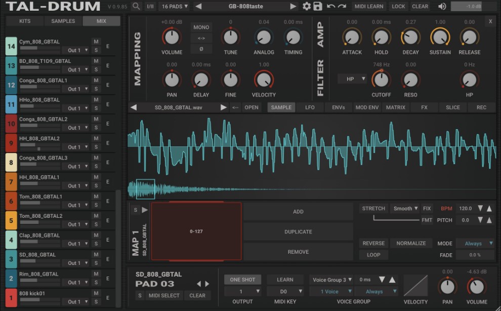 Togu Audio Line TAL-Drum v1.0.0 [WiN, MacOSX]