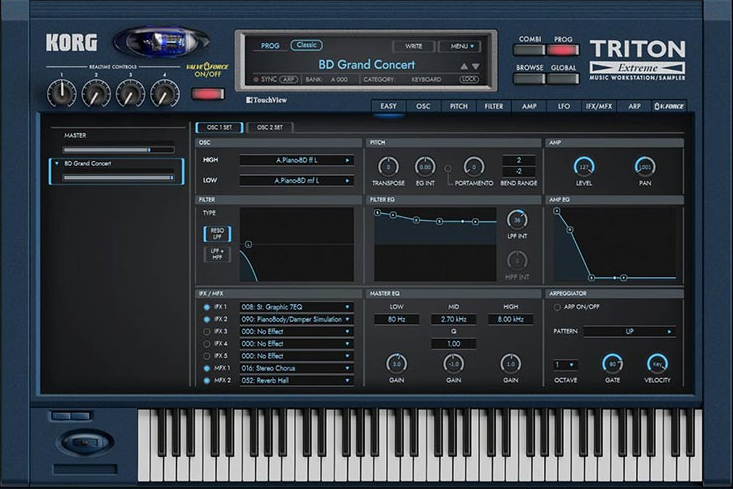 KORG TRITON Extreme v1.0.5 / v1.0.6 [WiN, MacOSX]