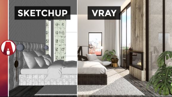 SketchUp Vray Realistic rendering Beginner Guide Free Download (Premium)
