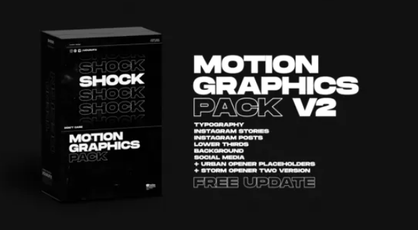Videohive Shock Motion Graphics Pack V2 24181222 Free Download