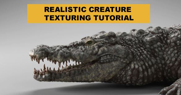 REALISTIC Creature Texturing Painting Tutorial Using Mari by Zak Boxall