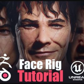 FlippedNormals Face Rigging in Blender Tutorial Free Download