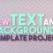 Videohive Text And Backgrounds Template 21930492