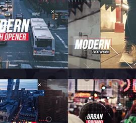 Videohive Modern Urban Glitch Opener 16951501