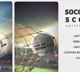 Videohive Soccer Ball Scoring Logo Reveal Intro Opener Vertical 34615444