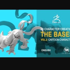 Artstation – Pet Cartoon Modeling – Master 3D Character Creation Zbrush Vol.2 (Premium)