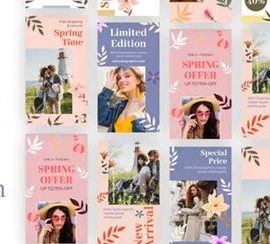 Videohive Spring sale instagram story collection 34768418
