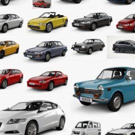 CAR 3D MODELS BUNDLE JANUARY 2022 (Premium)