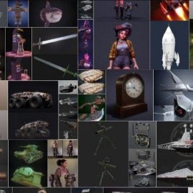 PBR Game 3D-Models Bundle February 2022 (Premium)