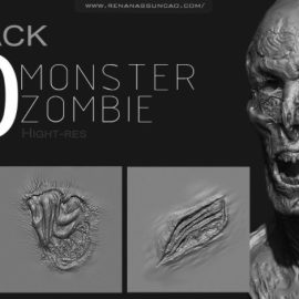 ArtStation Marketplace – Zbrush – Zombie/Monster VDM PACK (Premium)