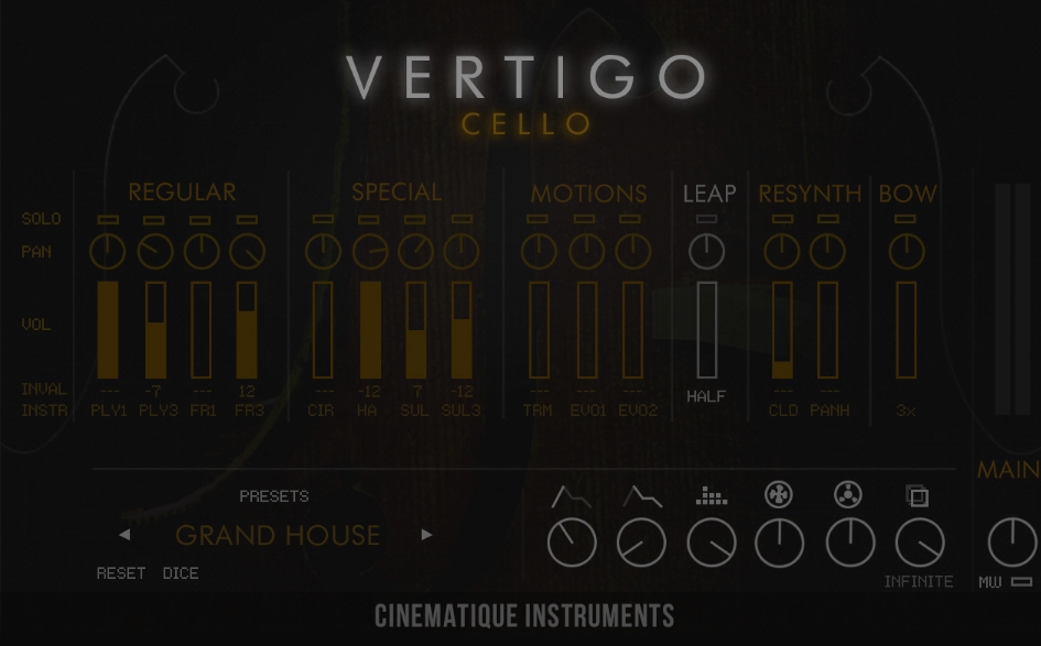 Cinematique Instruments Vertigo Cello Content [Halion]