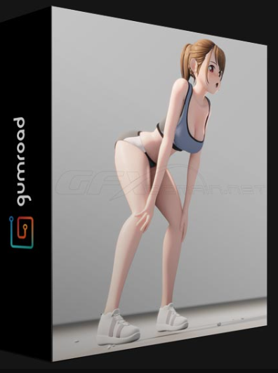 GUMROAD – ANIME CHARACTER MODELING & ANIMATION FULL REAL-TIME PROCESS