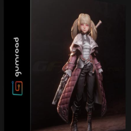 GUMROAD – CREATE AN MMORPG CHARACTER STYLE IN BLENDER – REAL-TIME PROCESS (Premium)