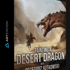 ARTSTATION – DESERT DRAGON DEMO BY GREG RUTKOWSKI (Premium)
