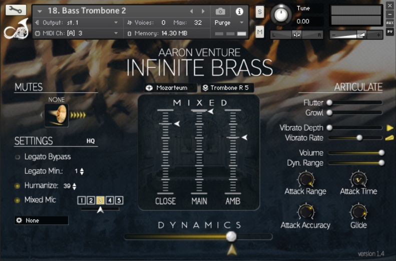 Aaron Venture Infinite Brass v1.6 [KONTAKT]