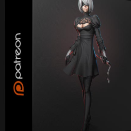 PATREON – CHARACTER SCULPT PACKAGE #44 – 2B NIER:AUTOMATA BY YANSCULPTS (Premium)