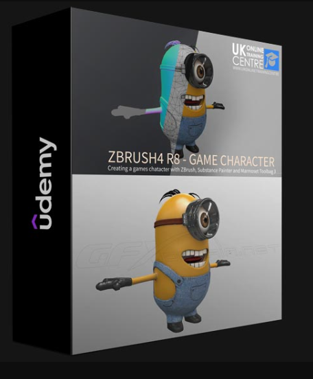 UDEMY – GAME CHARACTER COURSE – ZBRUSH TO SUBSTANCE PAINTER AND MORE