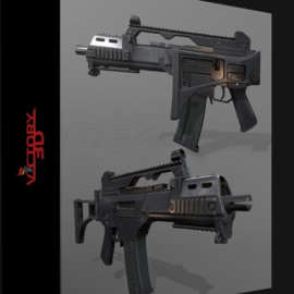 VICTORY3D – 3D MODEL AND TEXTURE A HIGH QUALITY GAME PROP GUN RIFLE (Premium)