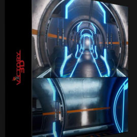 VICTORY3D – FUTURISTIC SCI-FI GAME ENVIRONMENT IN BLENDER (Premium)