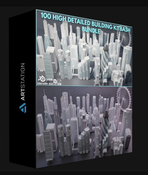 ARTSTATION – 100+ REAL WORLD HIGH DETAILED SKYSCRAPERS AND BUILDINGS BY AMETHESH LGP