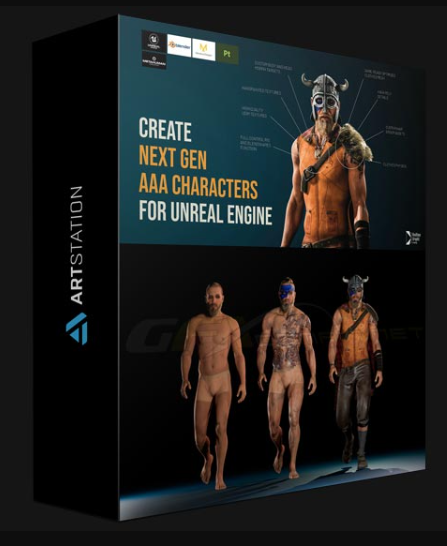 ARTSTATION – CREATE NEXT GEN AAA CHARACTERS FOR UNREAL ENGINE BY REALTIME GRAPHX