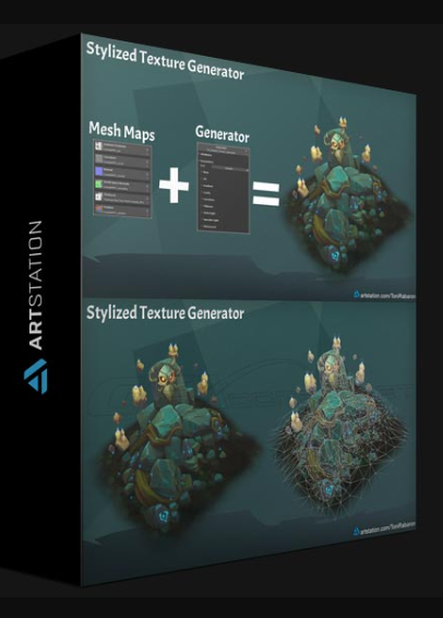 ARTSTATION – STYLIZED TEXTURE GENERATOR FOR SUBSTANCE PAINTER BY ANTON RABARSKYI