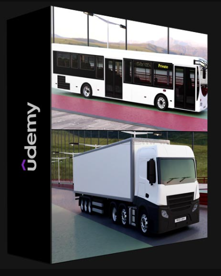 UDEMY – GUIDE FOR BUILDING A BUS AND TRUCK IN BLENDER