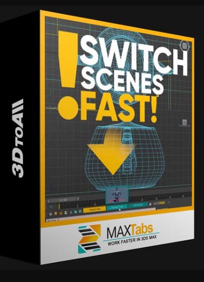 3DTOALL MAXTABS V1.3 FOR 3DS MAX 2015-2023