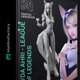 MYMINIFACTORY – AHRI KDA – LEAGUE OF LEGENDS – 3D PRINT MODEL (Premium)